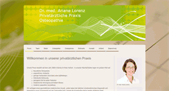 Desktop Screenshot of osteopathie-buende.net